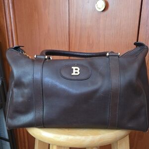 Bally Boston Bag In Brown Leather